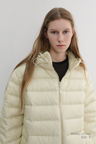 UNISEX LIGHT GOOSE DOWN JACKET SEA SALT