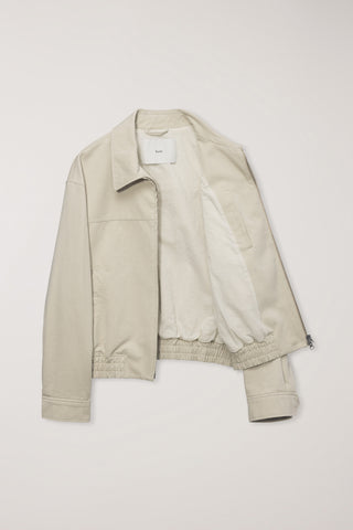 UNISEX COLLARED BLOUSON JACKET SEASALT GREY