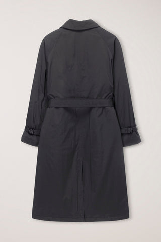UNISEX PADDED BALMACAAN COAT CHARCOAL GREY