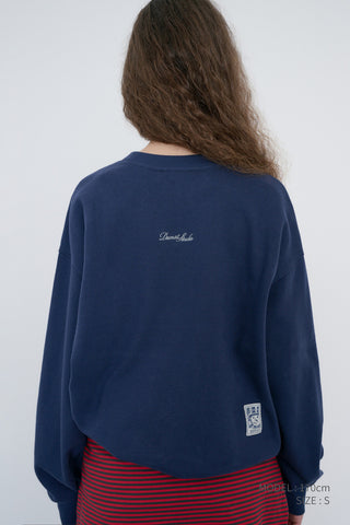 UNISEX PIXEL SWEATSHIRT NAVY