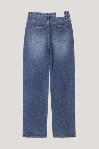 RELAXED WIDE JEANS CLASSIC BLUE