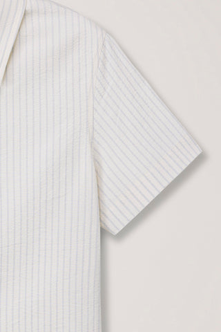 UNISEX HOLIDAY STRIPED SHIRT CREAM STRIPE