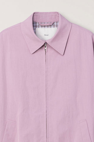 UNISEX COLLARED BLOUSON JACKET LAVENDER PINK