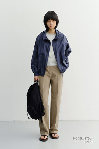 SUMMER STRAIGHT CHINO SLACKS DARK BEIGE