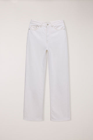 SUMMER STRAIGHT JEANS ECRU