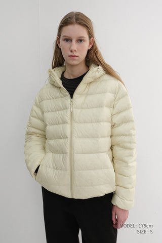 UNISEX LIGHT GOOSE DOWN JACKET SEA SALT