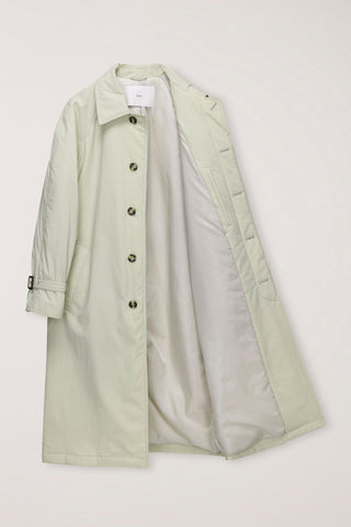 UNISEX PADDED BALMACAAN COAT SOFT BEIGE