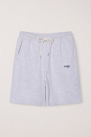 UNISEX LOGO SWEAT SHORTS LIGHT MELANGE GREY