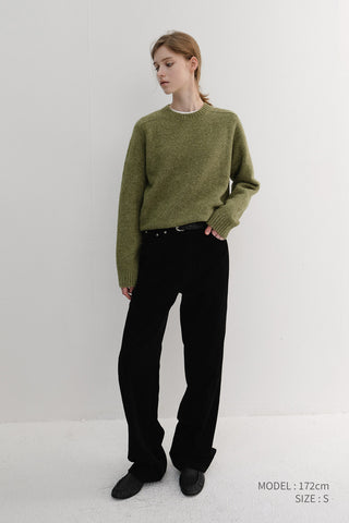 CORDUROY JEANS BLACK