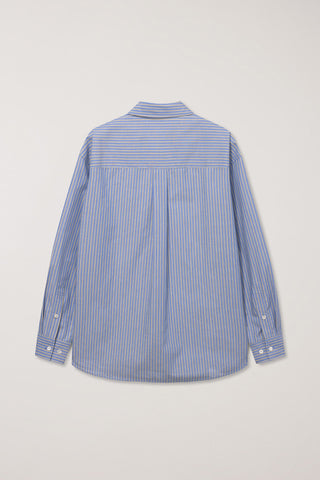 UNISEX INFORMAL SHIRT BLUE STRIPE