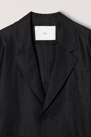 UNISEX SOFT TAILORED JACKET BLACK