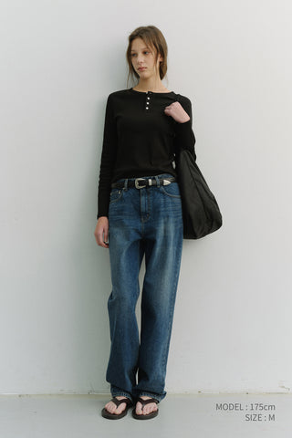LOOSE JEANS VINTAGE BLUE
