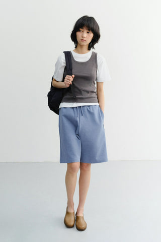 UNISEX PIGMENT RELAXED BEACH SHORTS BLUE