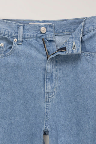 SUMMER STRAIGHT JEANS LIGHT BLUE