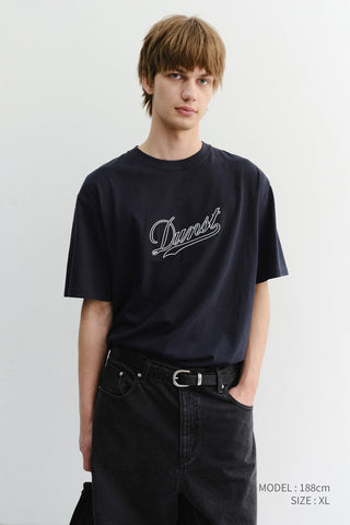 UNISEX CHAIN LOGO T-SHIRT NAVY