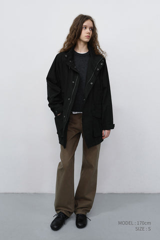 UNISEX MODERN FIELD JACKET BLACK