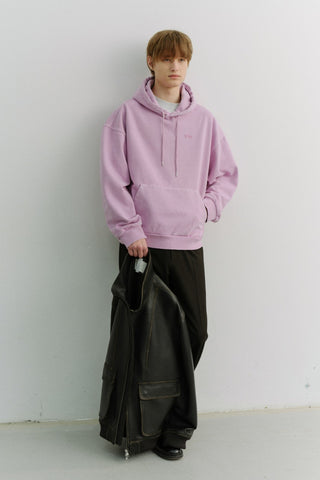 UNISEX GARMENT DYED HOODIE LAVENDER PINK