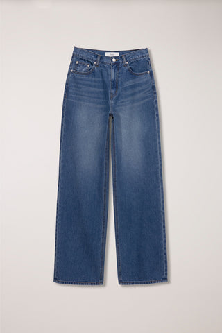 SUMMER RELAXED WIDE JEANS CLASSIC BLUE