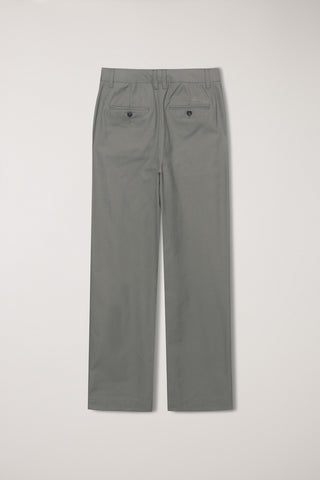 PLEATED CHINO SLACKS KHAKI