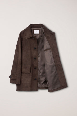 UNISEX LILY ALTER-SUEDE HALF JACKET ETOUPE KHAKI