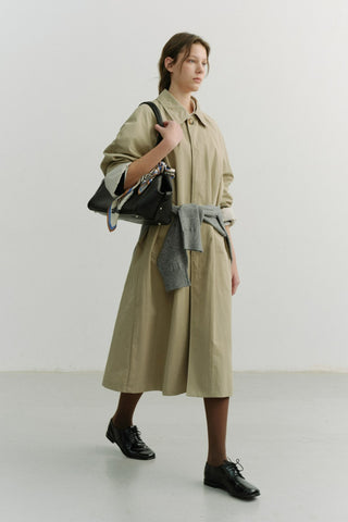UNISEX REFINED MAC COAT KHAKI